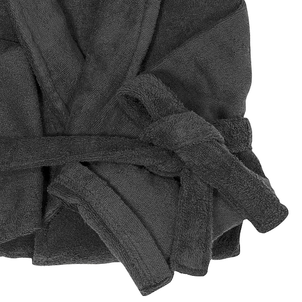 Kwaliteits badstof badjas, zwart