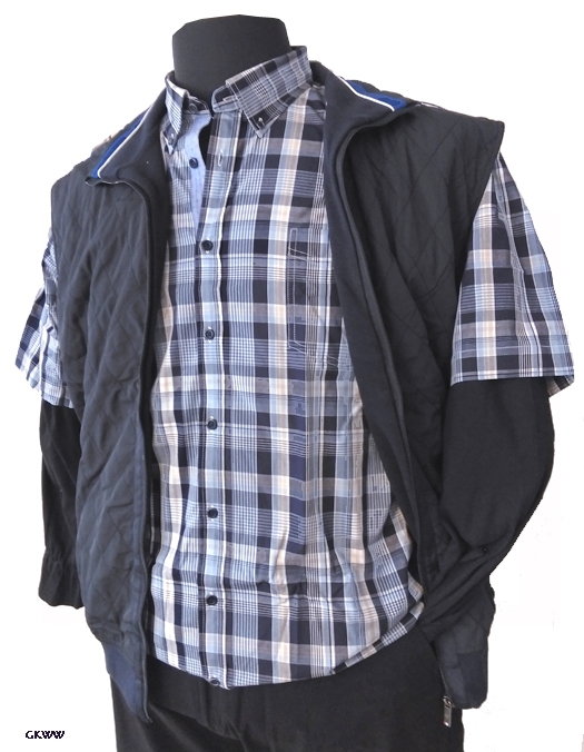 Meantime bodywarmer met rits, navy