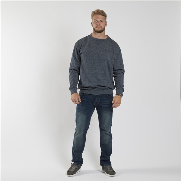 North 56°4 Basic sweatshirt, blauw melée