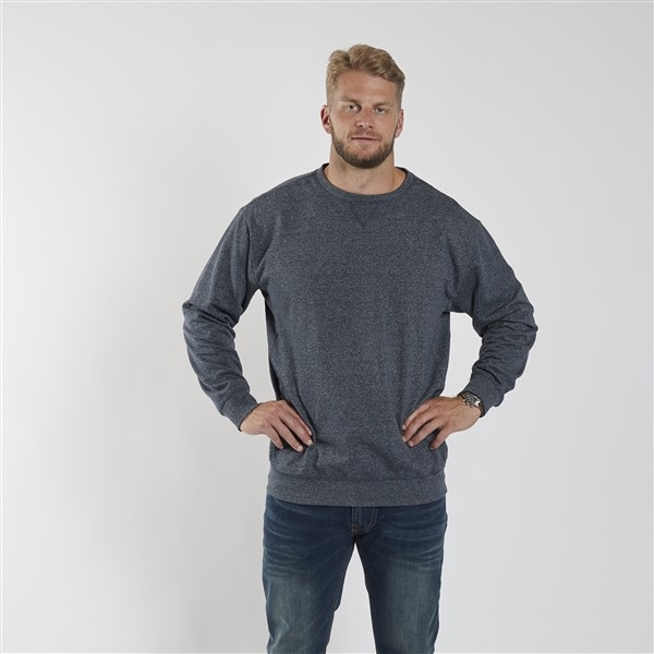 North 56°4 Basic sweatshirt, blauw melée
