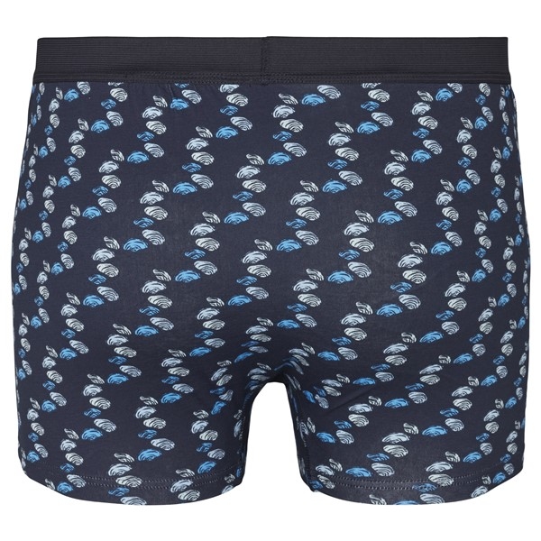 North 56°4 boxershort m. stretch schelpprint, navy