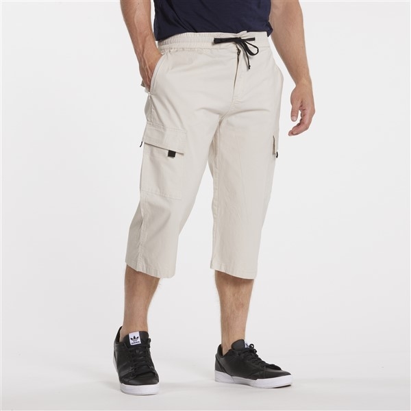 North 56°4 Cargo capri m. stretch+tricot boord, kit