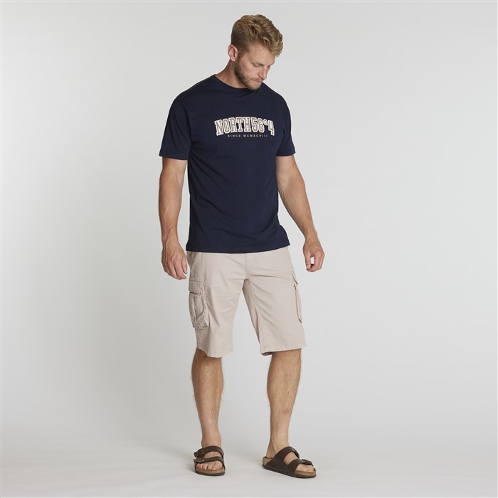 North 56°4 Cargo shorts met stretch, light sand
