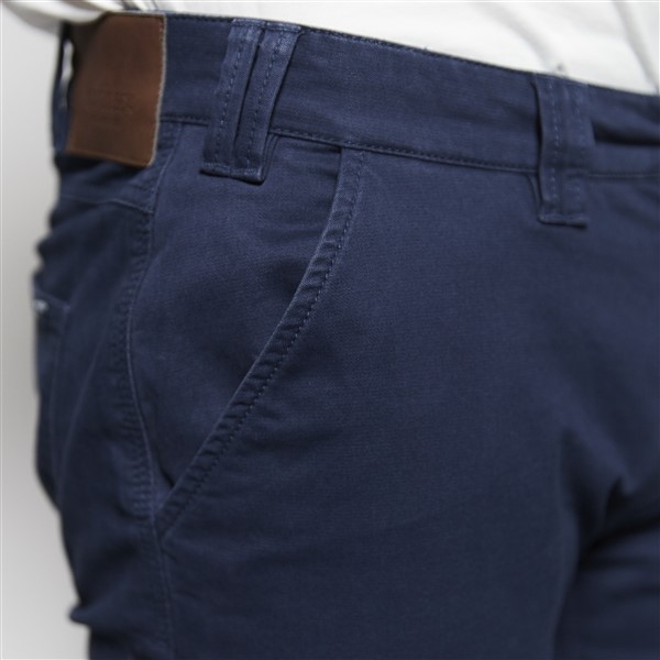 North 56°4 Chino pantalon met stretch RINGO, navy