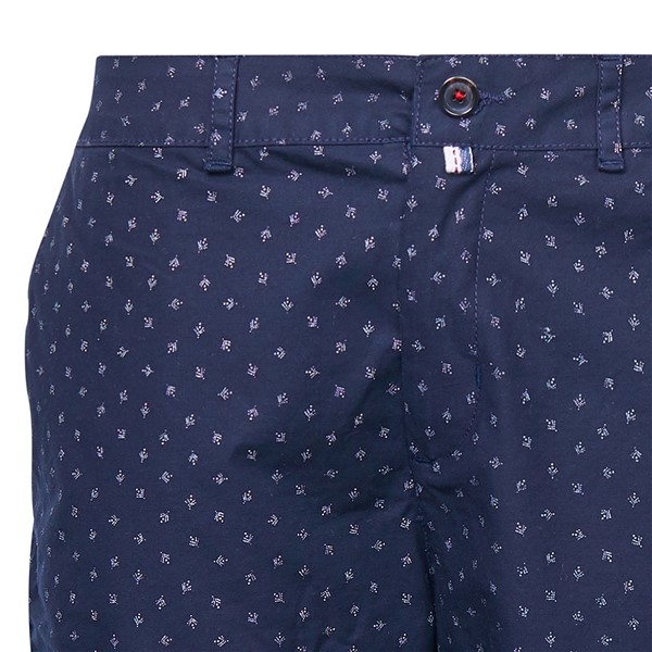 North 56°4 Chino shorts m. print, navy blue