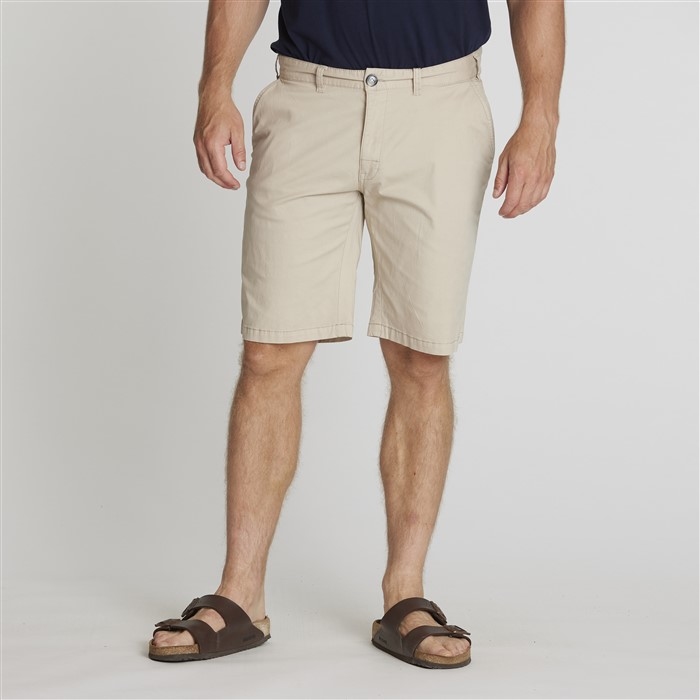 North 56°4 Chino shorts m. stretch, licht sand
