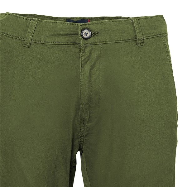 North 56°4 Chino shorts met stretch, olive