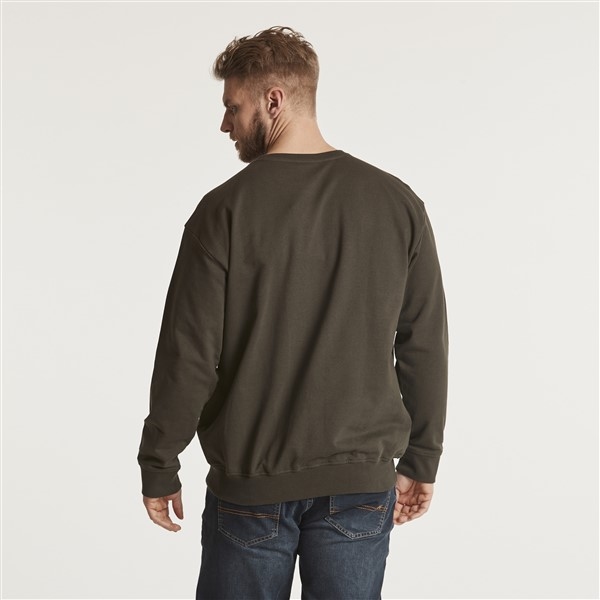 North 56°4 crew neck sweater, d. olijfgroen