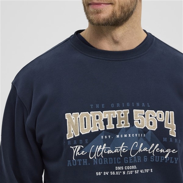 North 56°4 crewneck sweater 'NORTH 56°4', navy