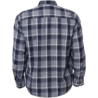 North 56°4 Flanel overhemd, geruit navy/blauw