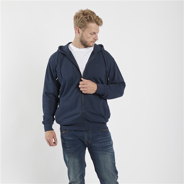 North 56°4 Hooded vest met rits, navy blauw