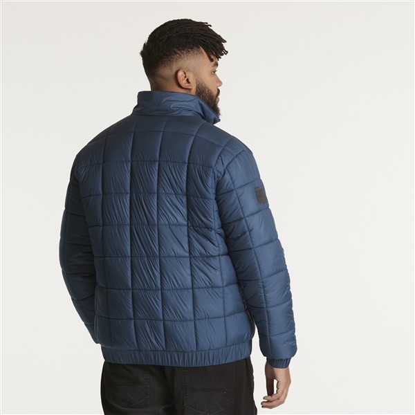 North 56°4 Hybrid puffer winterjack, navy blauw