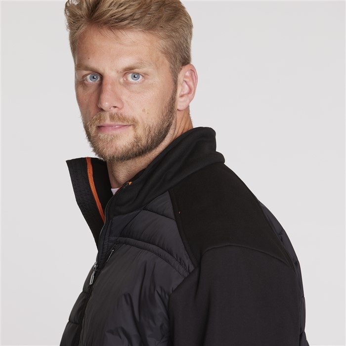 North 56°4 Hybride gevoerd zomerjack, zwart