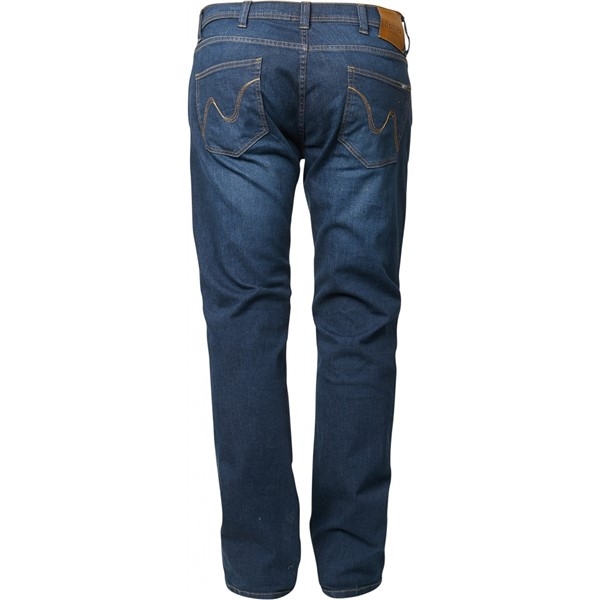 North 56°4 jeans van KURABO denim RINGO, blue used wash