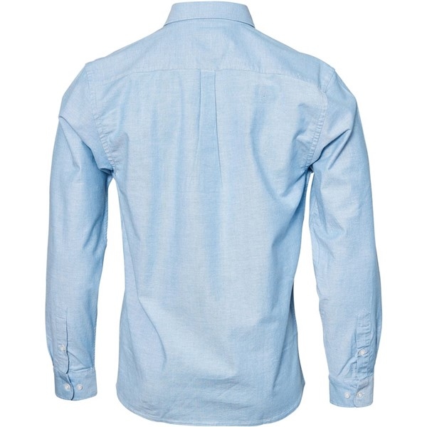 North 56°4 Oxford shirt lange mouw, l. blauw