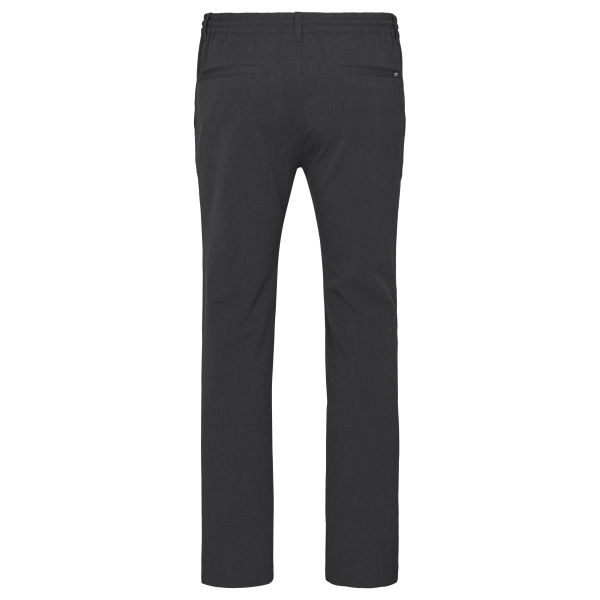North 56°4 Pantalon m. stretch+elastisch boord, d.grijs