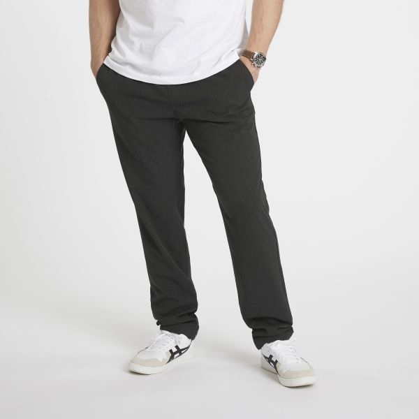 North 56°4 Pantalon m. stretch+elastisch boord, d.grijs