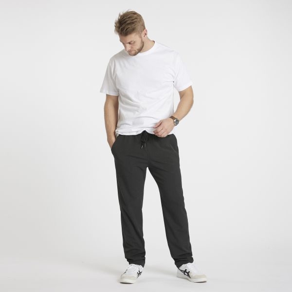 North 56°4 Pantalon m. stretch+elastisch boord, d.grijs