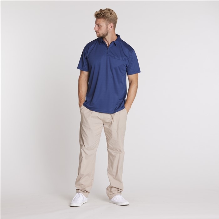 North 56°4 polo korte mouw Cool Effect, navy