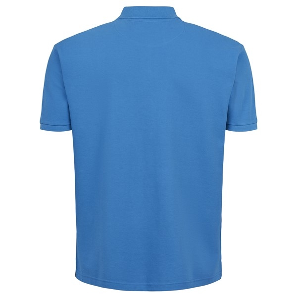 North 56°4 polo m. borduur NOR 56°4, blauw
