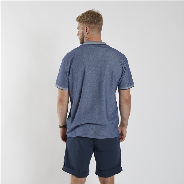 North 56°4 polo NOR//56°4, jeansblauw