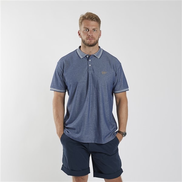 North 56°4 polo NOR//56°4, jeansblauw