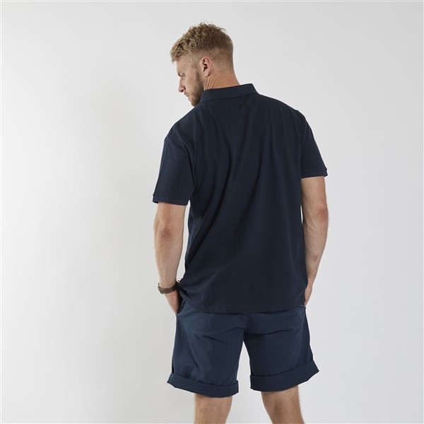 North 56°4 polo pique '56°4 NOR', navy blauw