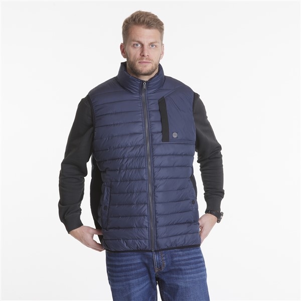 North 56°4 Puffer Gilet bodywarmer gevoerd, navy