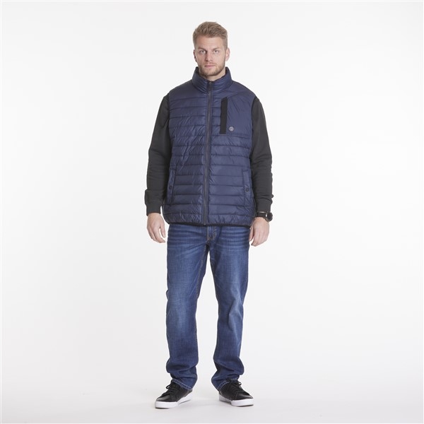 North 56°4 Puffer Gilet bodywarmer gevoerd, navy