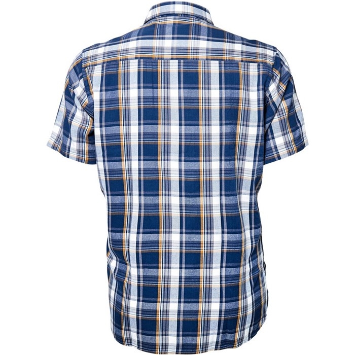 North 56°4 shirt KM, blauw geruit