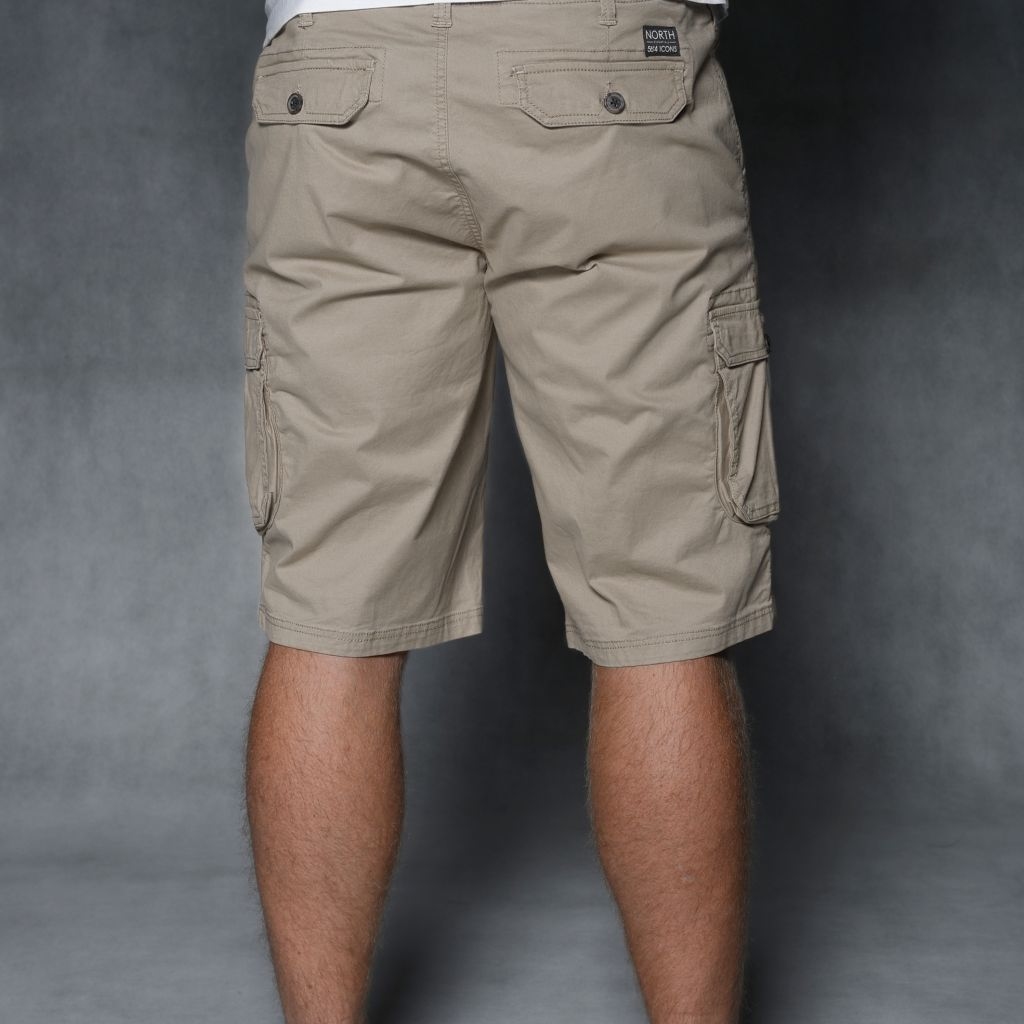North 56°4 Shorts m. stretch Icons, light sand