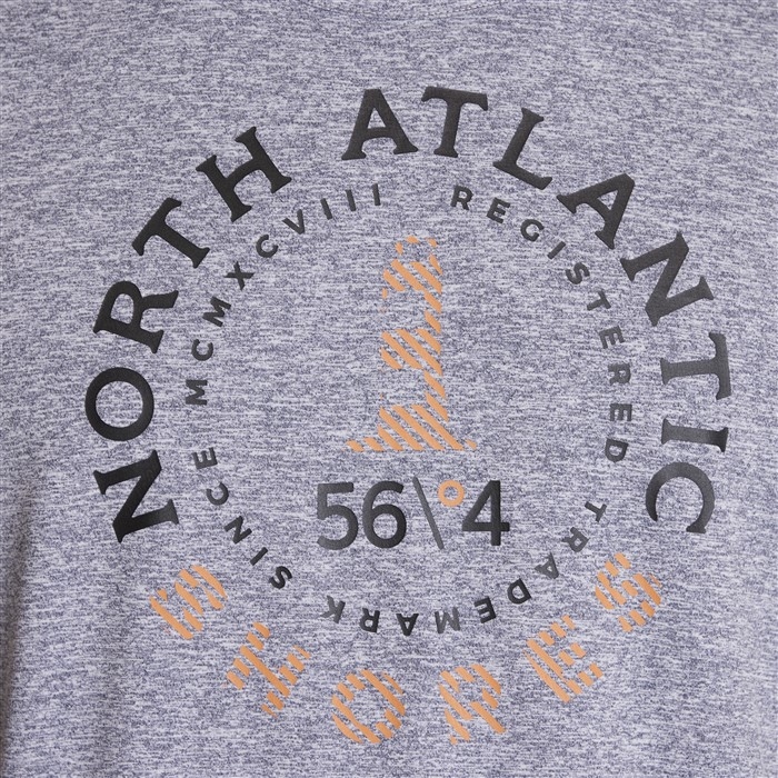 North 56°4 Singlet m. Cool Effect, grijs melee