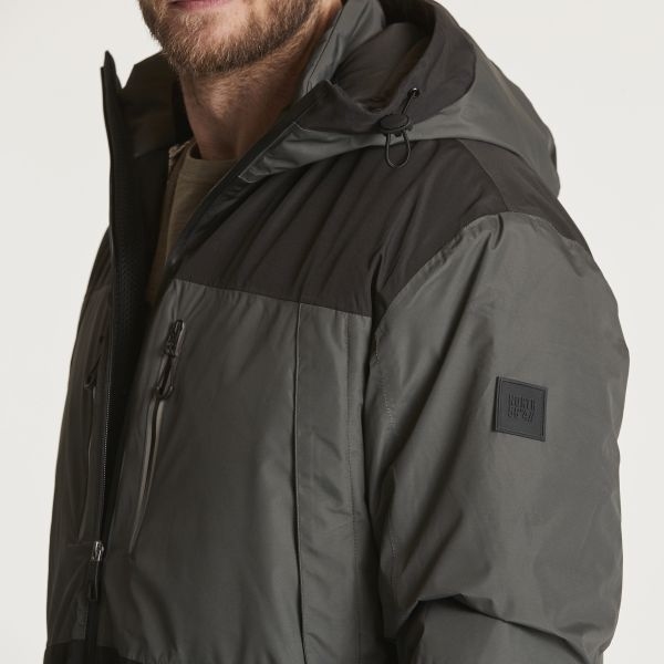 North 56°4 Ski/Outdoor Jack 5K, zwart-grijs