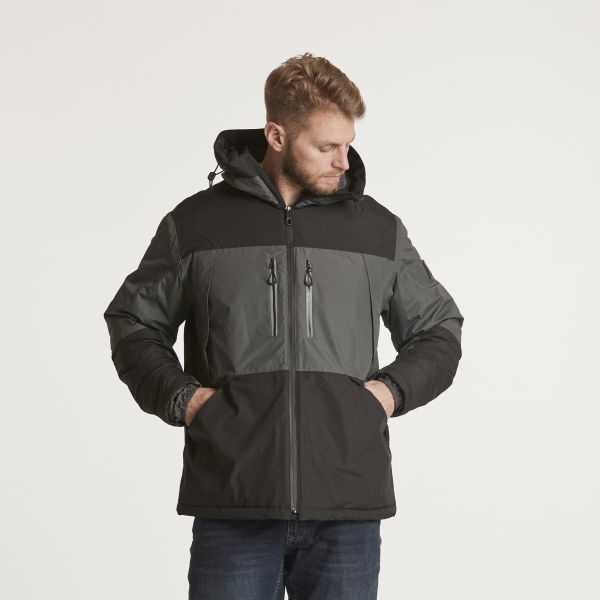 North 56°4 Ski/Outdoor Jack 5K, zwart-grijs