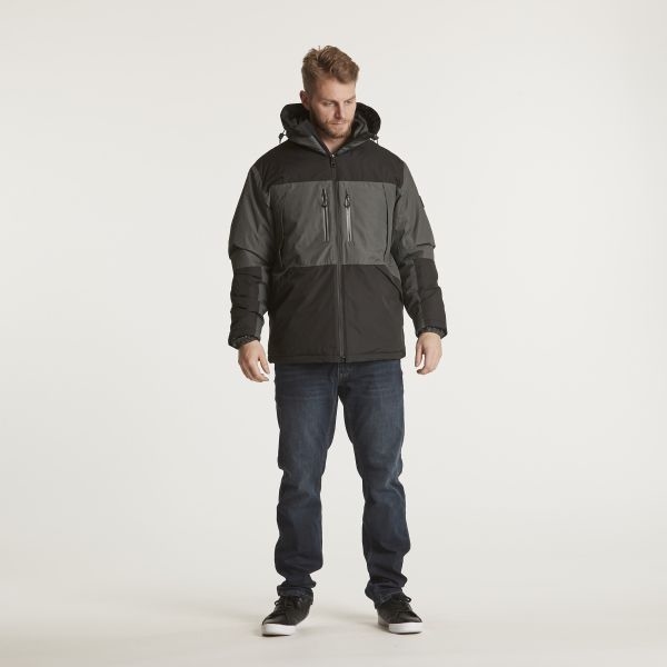 North 56°4 Ski/Outdoor Jack 5K, zwart-grijs