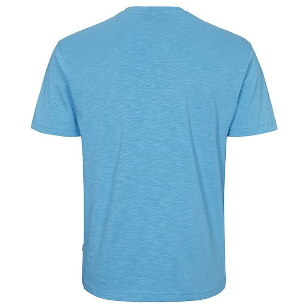 North 56°4 slup yarn T-shirt V-hals+borstzak, midblue