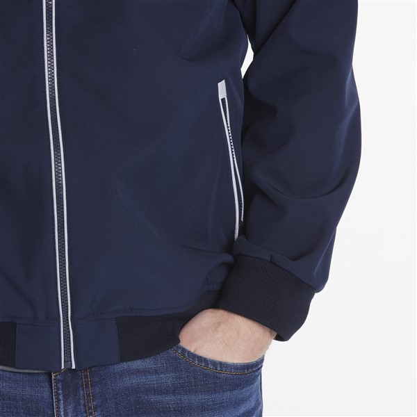 North 56°4 Softshell m. afrits capuchon, navy