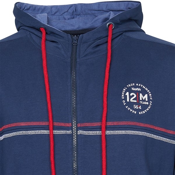 North 56°4 sportief vest m. capuchon, navy blauw