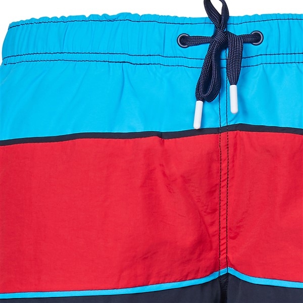 North 56°4 sportieve zwemshorts, blue-rood-navy