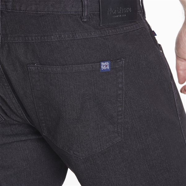 North 56°4 stretch jeans model Mick L34, black wash