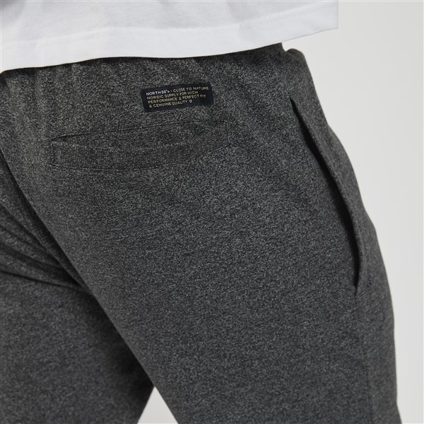 North 56°4 sweat shorts, zwart melée