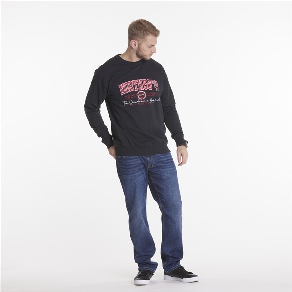 North 56°4 sweater 'NOR 56°4', zwart