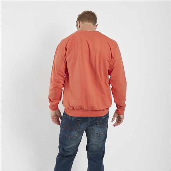 North 56°4 sweater 'North 56°4' borduur, paprika