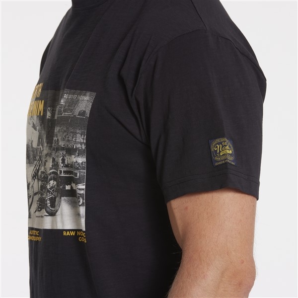 North 56°4 T-shirt 'Authentic Motor', zwart
