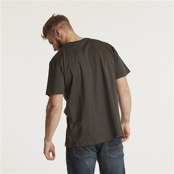 North 56°4 T-shirt 'MAKE A DIFFERENCE', d. olijfgroen