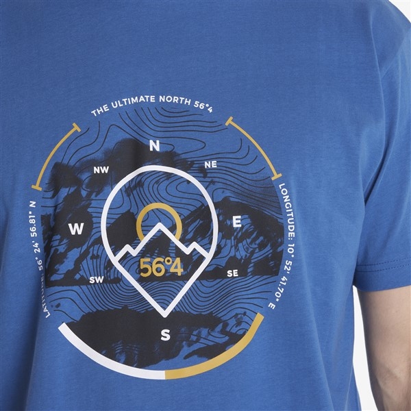 North 56°4 T-shirt 'Ultimate North', blauw