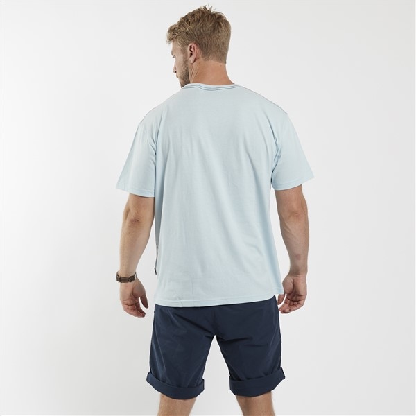 North 56°4 T-shirt print 'Nordic Shores', l. blauw