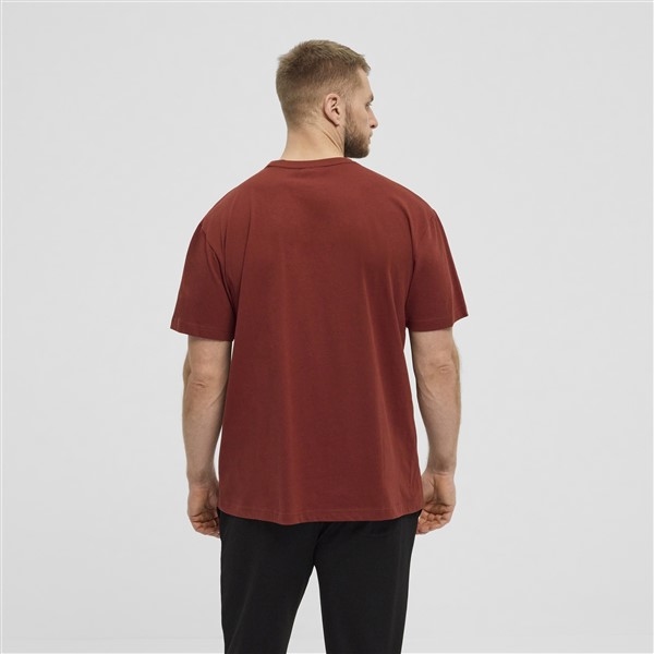 North 56°4 T-shirt print 'North', roestbruin