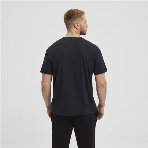 North 56°4 T-shirt print 'North', zwart