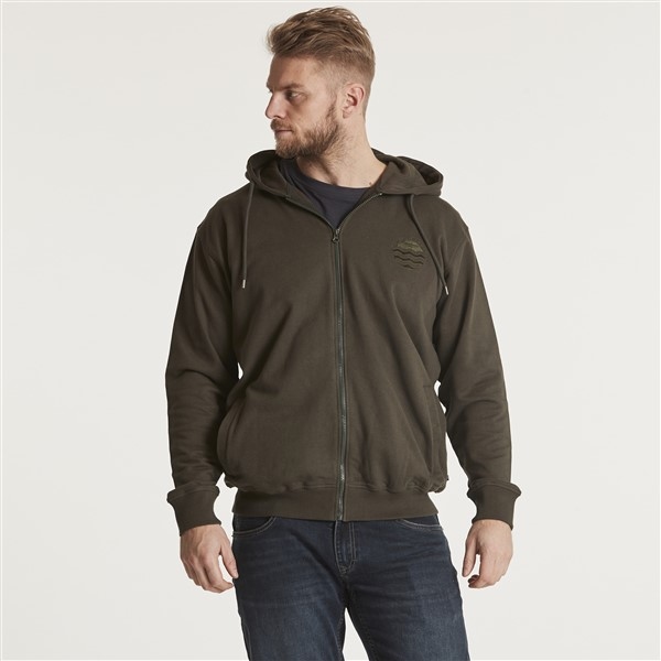 North 56°4 Vest m. capuchon, d. olijfgroen